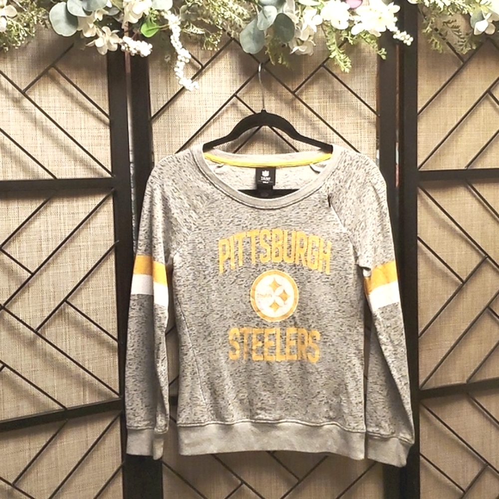 Pittsburgh Steelers Lightweight Sweater NFL Team Apparel | Youth Medium (10/12)